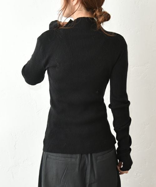 HUMS｜タートルリブニット [[MT-0477]][C]