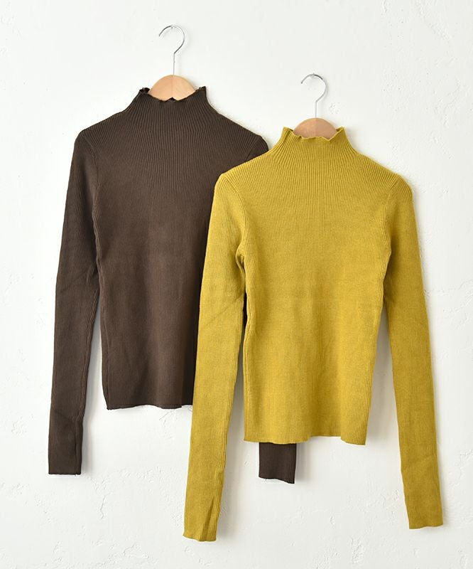  HUMS｜タートルリブニット [[MT-0477]][C]