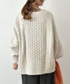 Our.｜ケーブル編みざっくりニットプルオーバー [[MT-0483]][C]