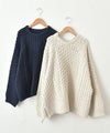 Our.｜ケーブル編みざっくりニットプルオーバー [[MT-0483]][C]
