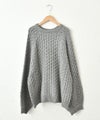 Our.｜ケーブル編みざっくりニットプルオーバー [[MT-0483]][C]