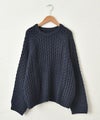 Our.｜ケーブル編みざっくりニットプルオーバー [[MT-0483]][C]