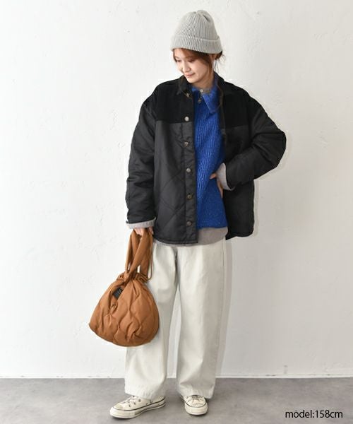 Our.｜ハーフジップリブ編みニットプルオーバー [[MT-0492]][C]