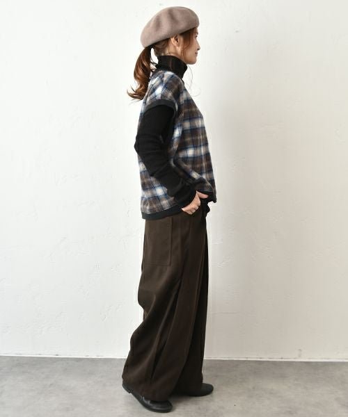 hagumu｜ウールライクタックバルーンパンツ [[CPMA-1906]][C]
