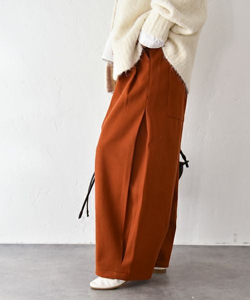 hagumu｜ウールライクタックバルーンパンツ [[CPMA-1906]][C]