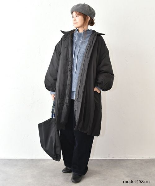 hagumu｜中綿ミドルコート [[CPMA-0472]][C]