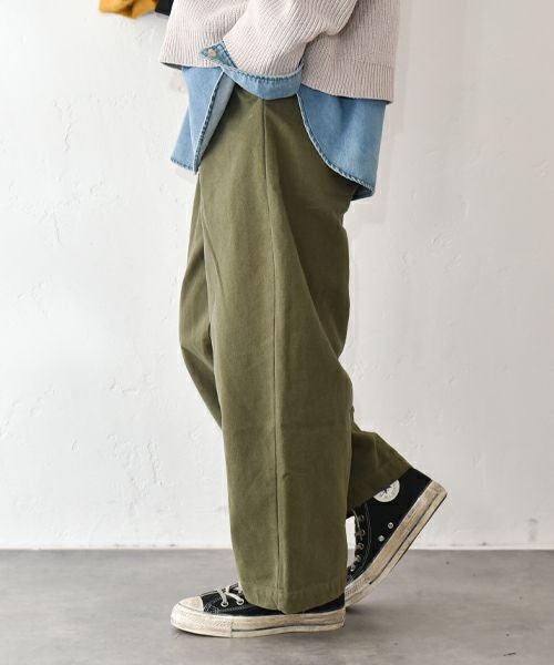 Our.｜綿起毛タックパンツ [[131338H]][C]