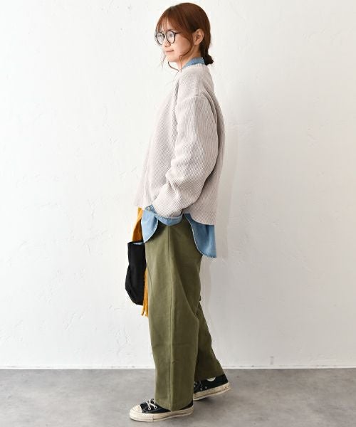 Our.｜綿起毛タックパンツ [[131338H]][C]