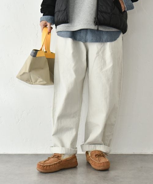 Our.｜綿起毛タックパンツ [[131338H]][C]