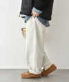 Our.｜綿起毛タックパンツ [[131338H]][C]