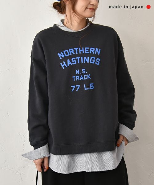 her.｜ヘムラウンドプリントスウェットプルオーバー [[MA-513026]][C]