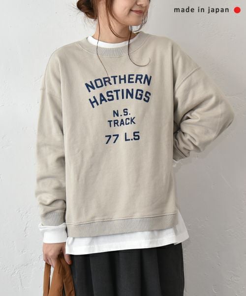 her.｜ヘムラウンドプリントスウェットプルオーバー [[MA-513026]][C]