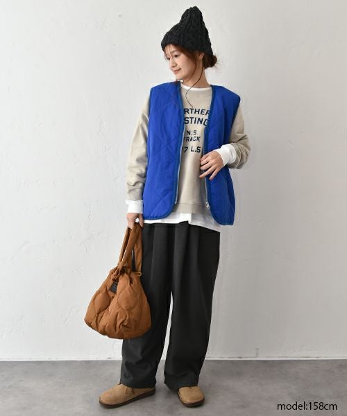 her.｜ヘムラウンドプリントスウェットプルオーバー [[MA-513026]][C]