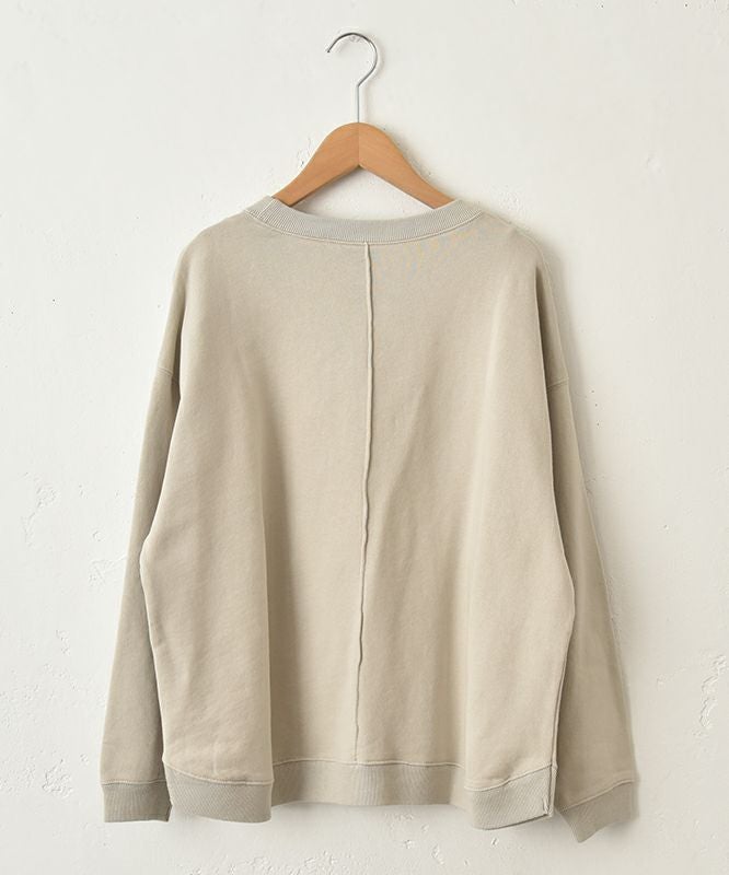  her.｜ヘムラウンドプリントスウェットプルオーバー [[MA-513026]][C]