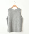  her.｜リブ編み　サイドスリットベスト [[MA-36224]][C]
