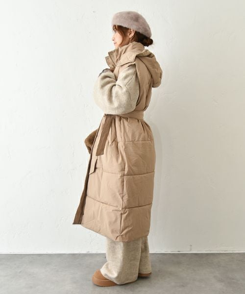 HUMS｜中綿ロングベスト [[C-5126]][C]