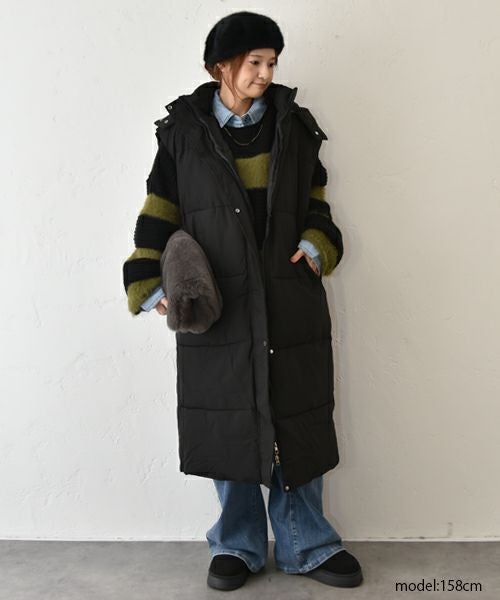 HUMS｜中綿ロングベスト [[C-5126]][C]