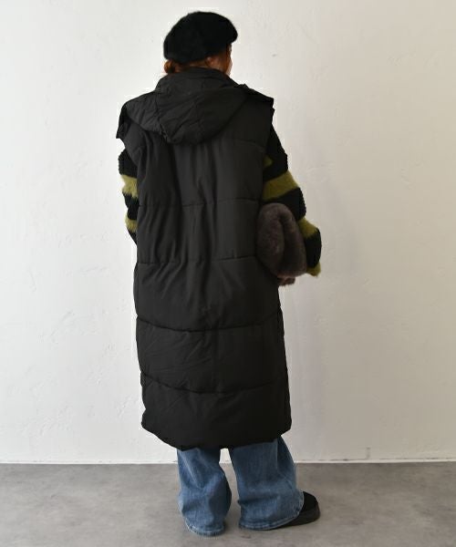 HUMS｜中綿ロングベスト [[C-5126]][C]
