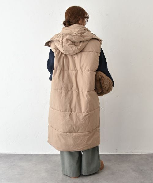 HUMS｜中綿ロングベスト [[C-5126]][C]