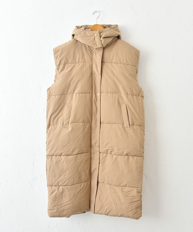 HUMS｜中綿ロングベスト [[C-5126]][C]