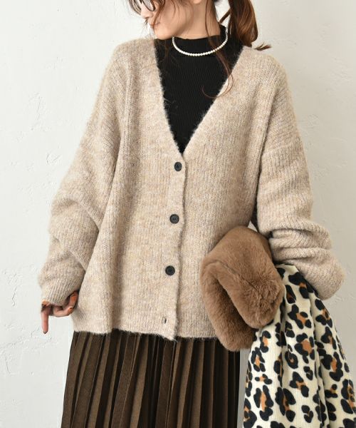 HUMS｜Vネックカーデ [[MT-0487]][C]