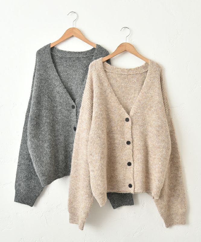 HUMS｜Vネックカーデ [[MT-0487]][C]