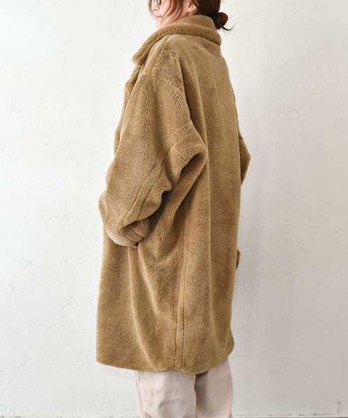 HUMS｜ボアロングコート [[32844A431]][C]