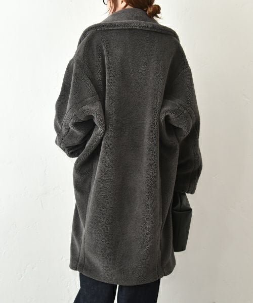 HUMS｜ボアロングコート [[32844A431]][C]