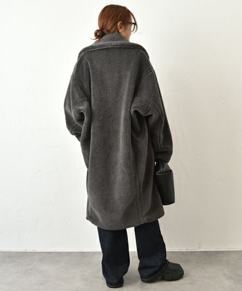 HUMS｜ボアロングコート [[32844A431]][C]
