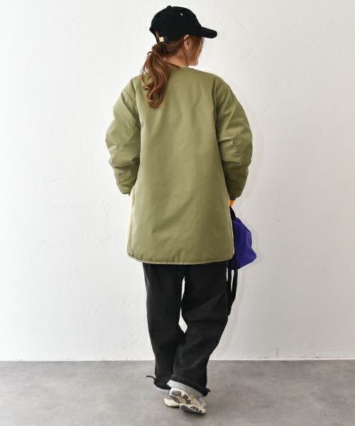 IN THE MARKET｜ボア×ナイロンミックスアウター[[C-2439]][C]