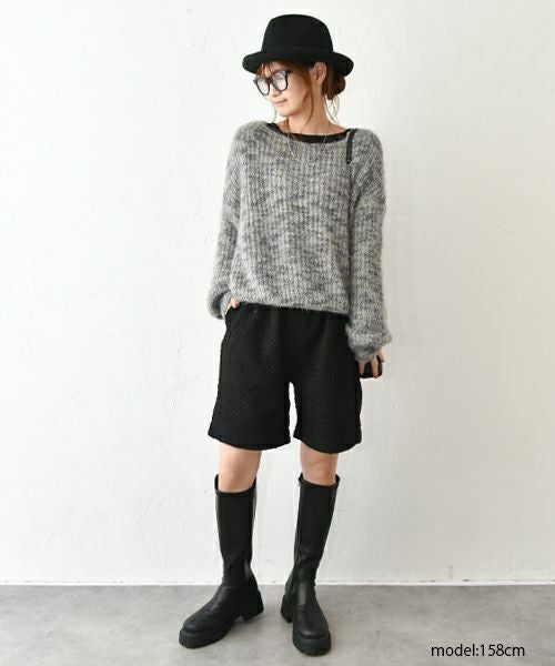 HUMS｜カラーシャギーニット [[C-5128]][C]