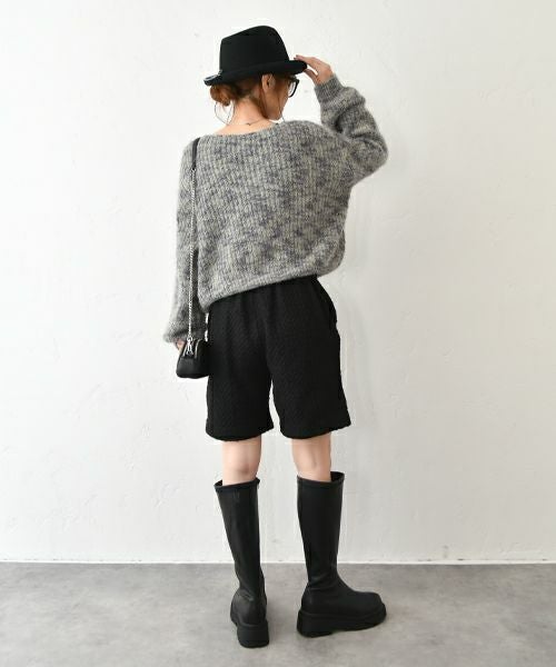 HUMS｜カラーシャギーニット [[C-5128]][C]