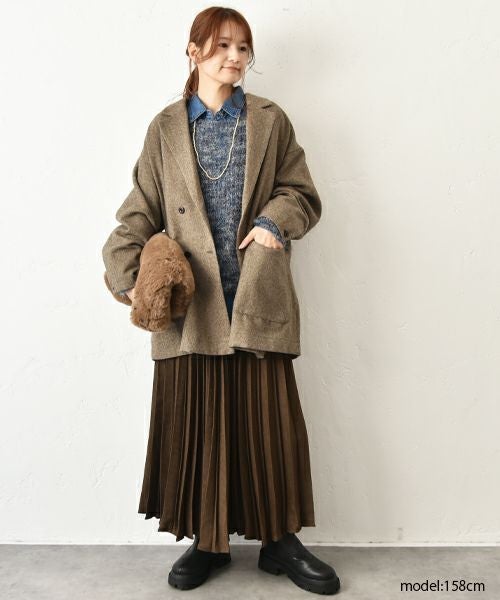 HUMS｜カラーシャギーニット [[C-5128]][C]