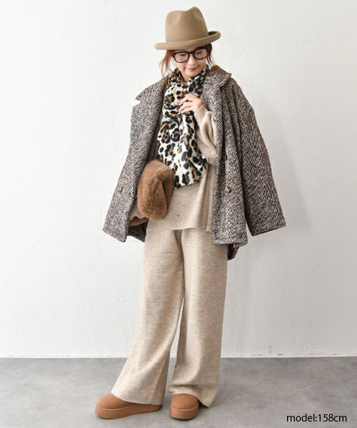 HUMS｜アニマル柄ストール [[Z251038]][C]