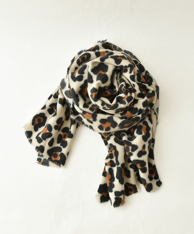 HUMS｜アニマル柄ストール [[Z251038]][C]