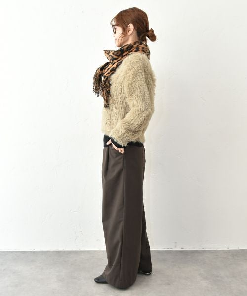 HUMS｜アニマル柄ストール [[Z251036]][C]