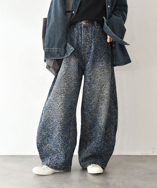 HUMS｜レオパードカーブパンツ [[C-5131]][C]