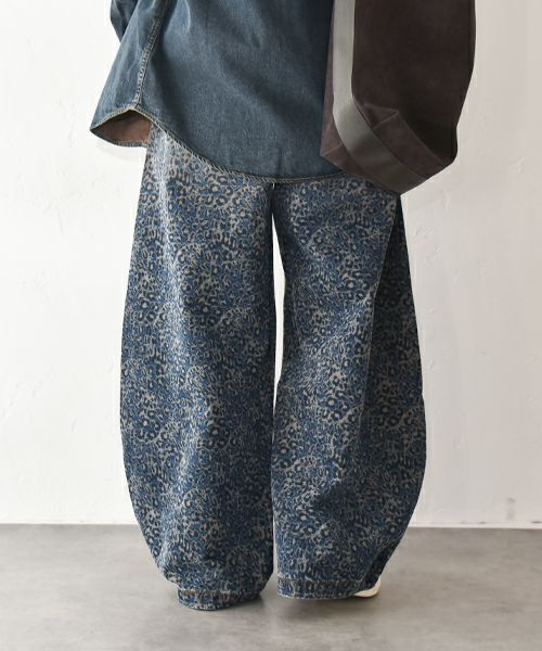 HUMS｜レオパードカーブパンツ [[C-5131]][C]