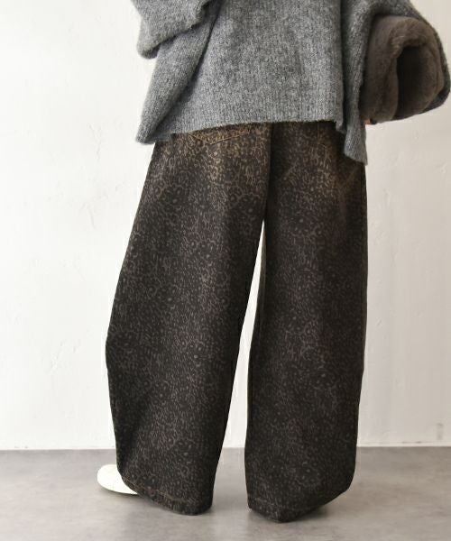 HUMS｜レオパードカーブパンツ [[C-5131]][C]
