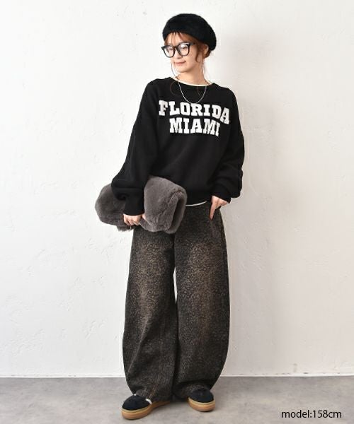 HUMS｜レオパードカーブパンツ [[C-5131]][C]