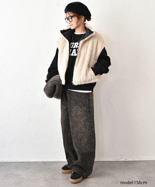 HUMS｜レオパードカーブパンツ [[C-5131]][C]