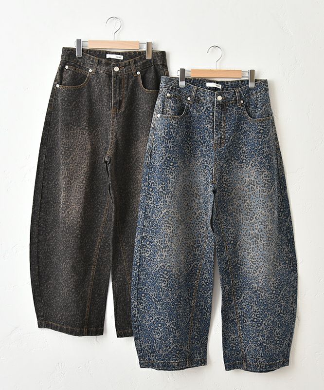 HUMS｜レオパードカーブパンツ [[C-5131]][C]