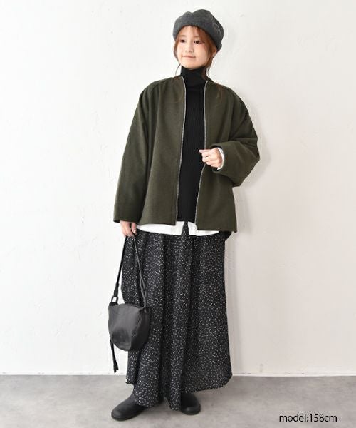 hagumu｜ボリュームスリーブリブニット [[MT-0485]][C]