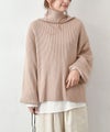 hagumu｜ボリュームスリーブリブニット [[MT-0485]][C]
