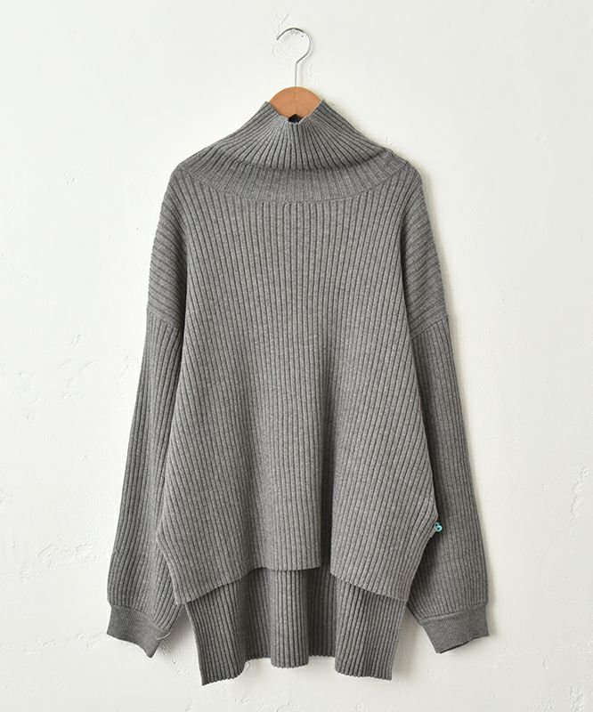  hagumu｜ボリュームスリーブリブニット [[MT-0485]][C]