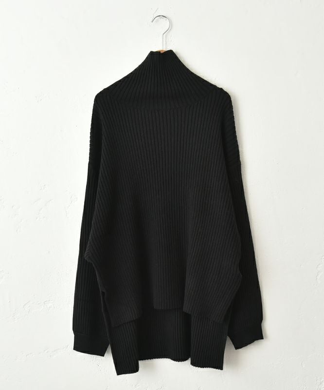  hagumu｜ボリュームスリーブリブニット [[MT-0485]][C]