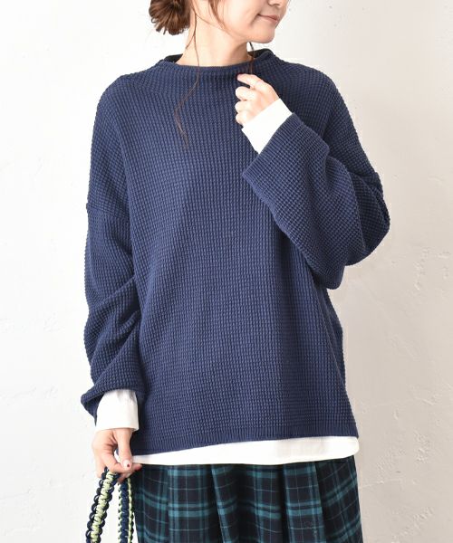 hagumu｜ハニカムコットンニット [[MT-0493]][C]