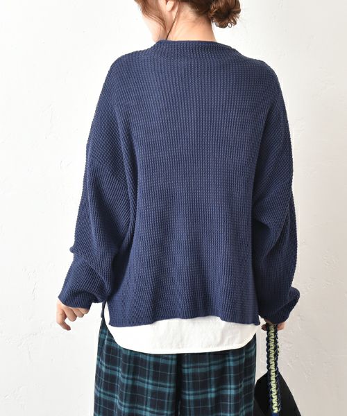 hagumu｜ハニカムコットンニット [[MT-0493]][C]