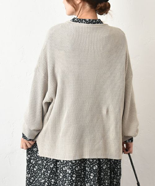 hagumu｜ハニカムコットンニット [[MT-0493]][C]