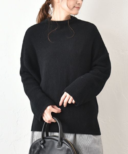 hagumu｜ハニカムコットンニット [[MT-0493]][C]